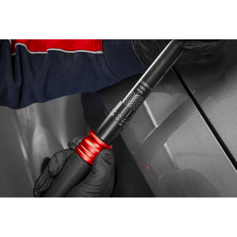 Sealey Premier Black Torque Wrench Micrometer 1/2" Drive 60-330Nm