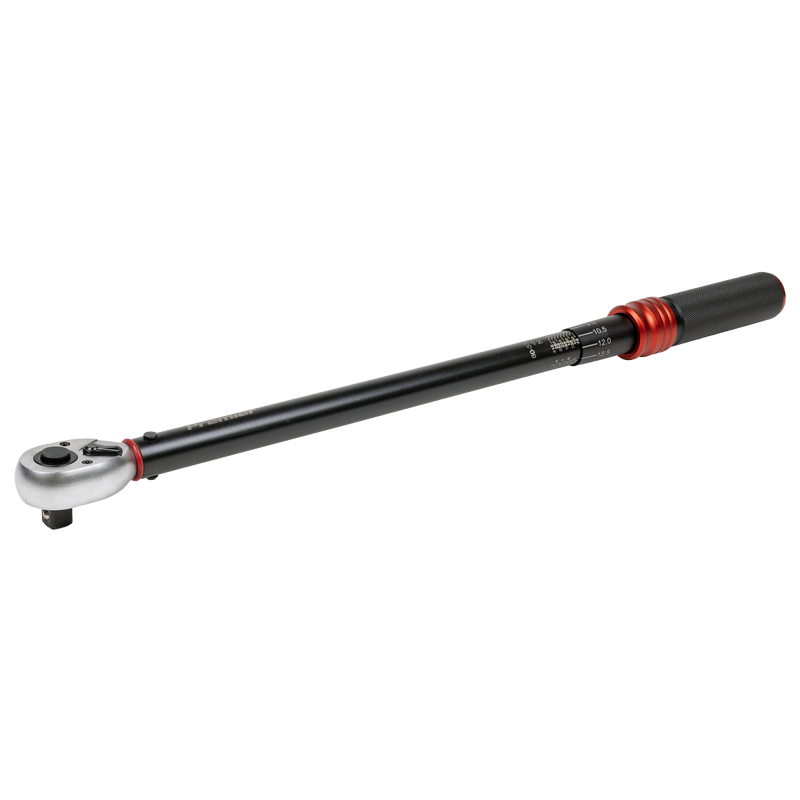 Sealey Premier Black Torque Wrench Micrometer 1/2" Drive 60-330Nm