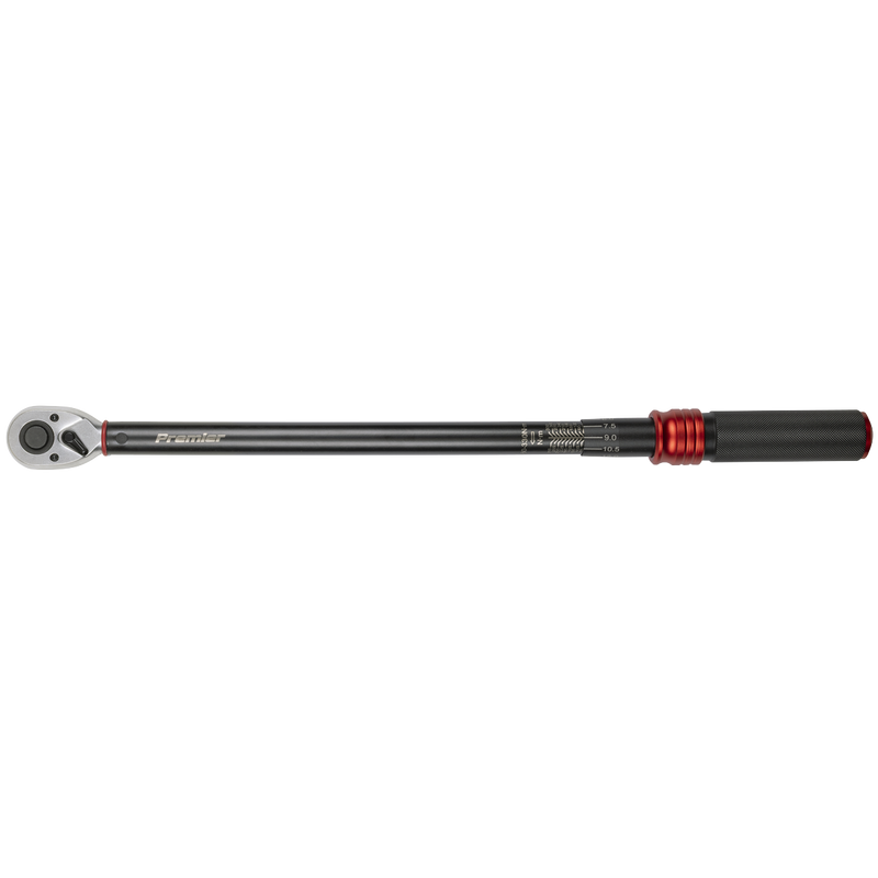 Sealey Premier Black Torque Wrench Micrometer 1/2" Drive 60-330Nm