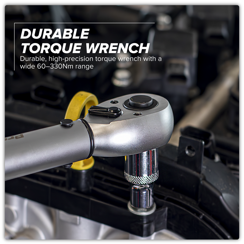 Sealey Premier Torque Wrench 1/2" Drive 60-330Nm STW905