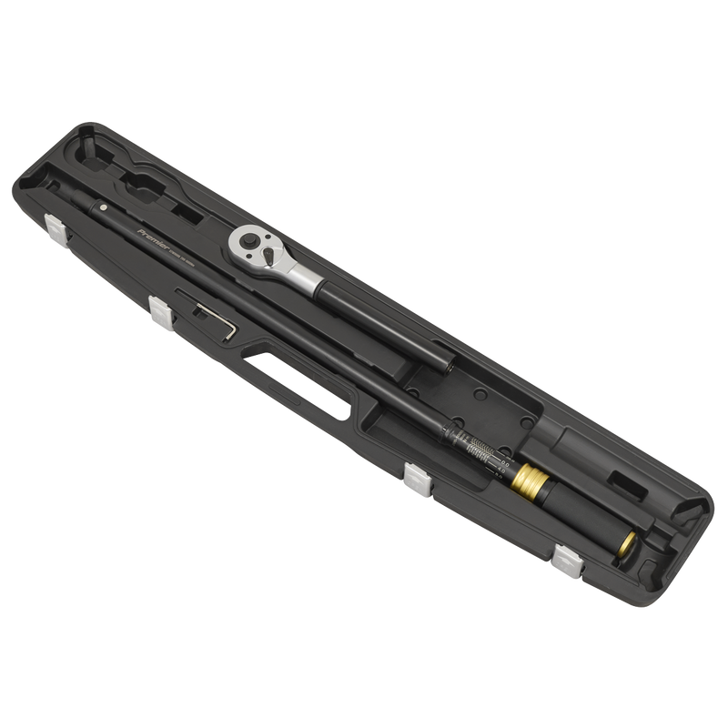 Sealey Premier Black Torque Wrench Micrometer 3/4" Drive 200-1000Nm