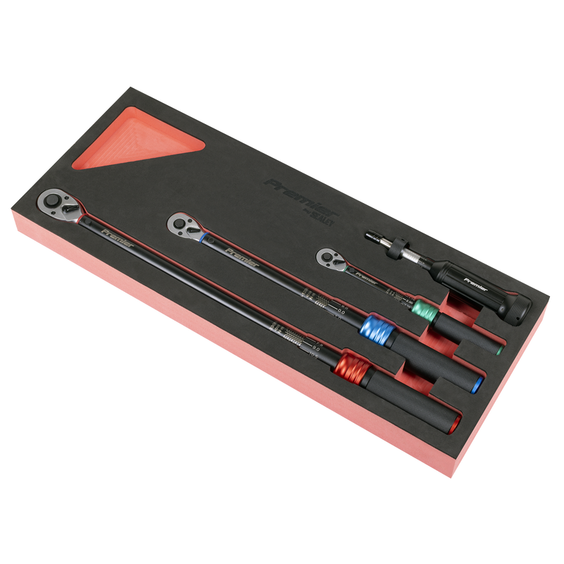 Sealey Premier Black Torque Wrench Set 4 Piece - 1/4" to 1/2" Drive