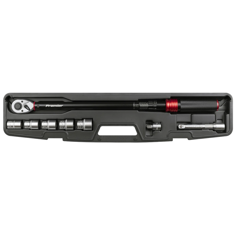Sealey Torque Wrench Set 1/2" Drive 60-330Nm 8 Piece