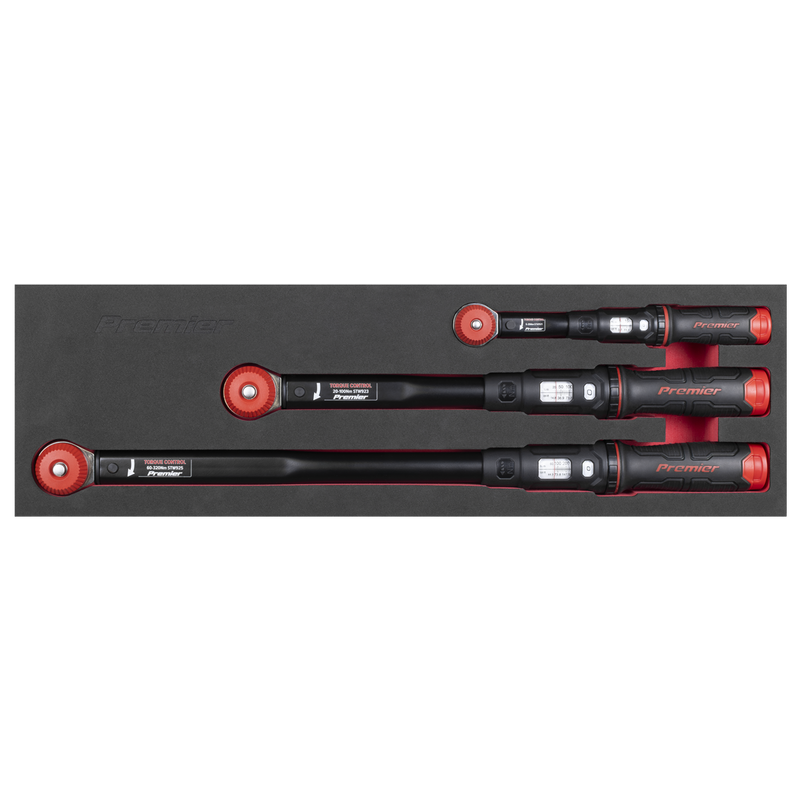 Sealey Micrometer Torque Wrench Set 3 Piece 5-320Nm