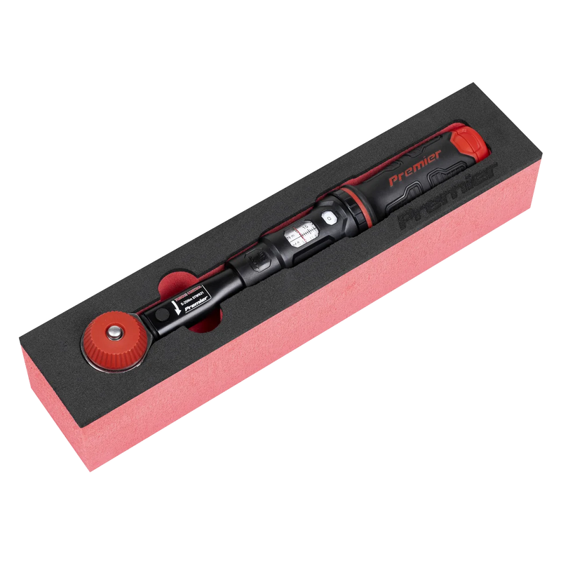 Sealey Micrometer Torque Wrench STW921 5-25Nm 1/4"Sq Drive