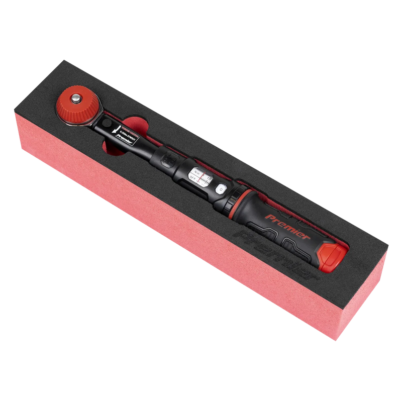Sealey Micrometer Torque Wrench STW921 5-25Nm 1/4"Sq Drive