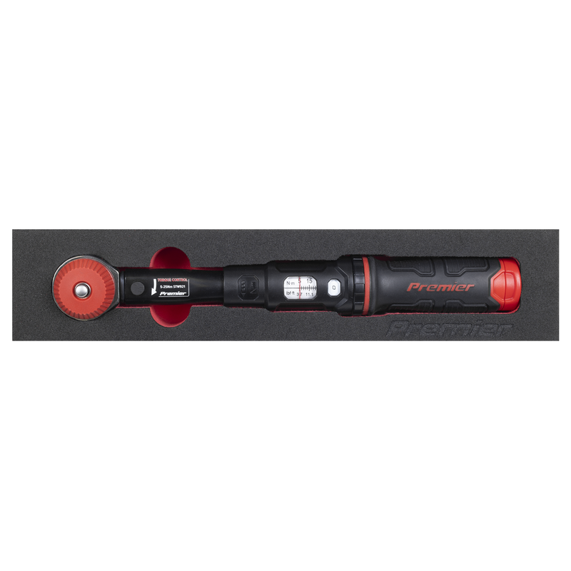 Sealey Micrometer Torque Wrench STW921 5-25Nm 1/4"Sq Drive