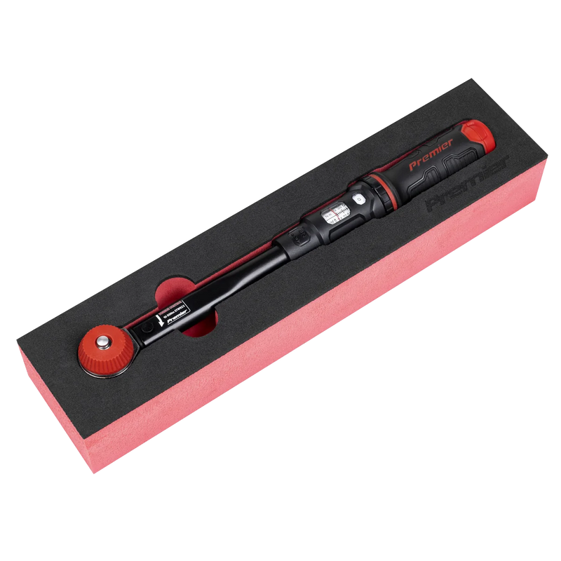 Sealey Micrometer Torque Wrench 10-50Nm 3/8"Sq Drive