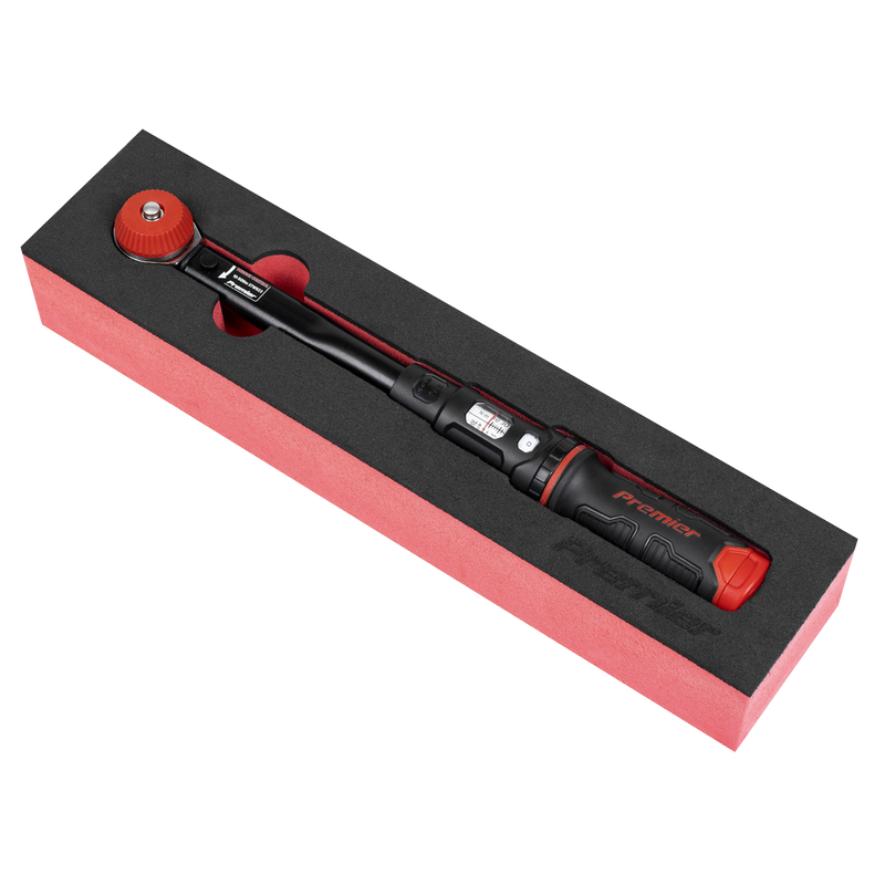 Sealey Micrometer Torque Wrench 10-50Nm 3/8"Sq Drive
