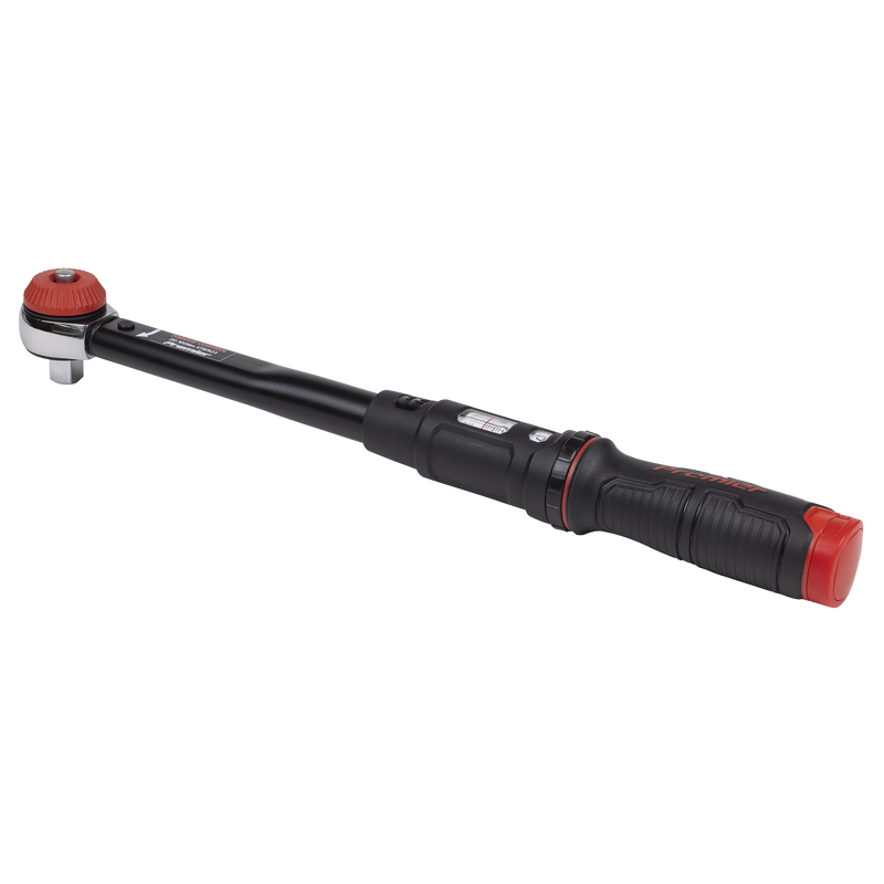Sealey Micrometer Torque Wrench 20-100Nm with Push-Through Drive