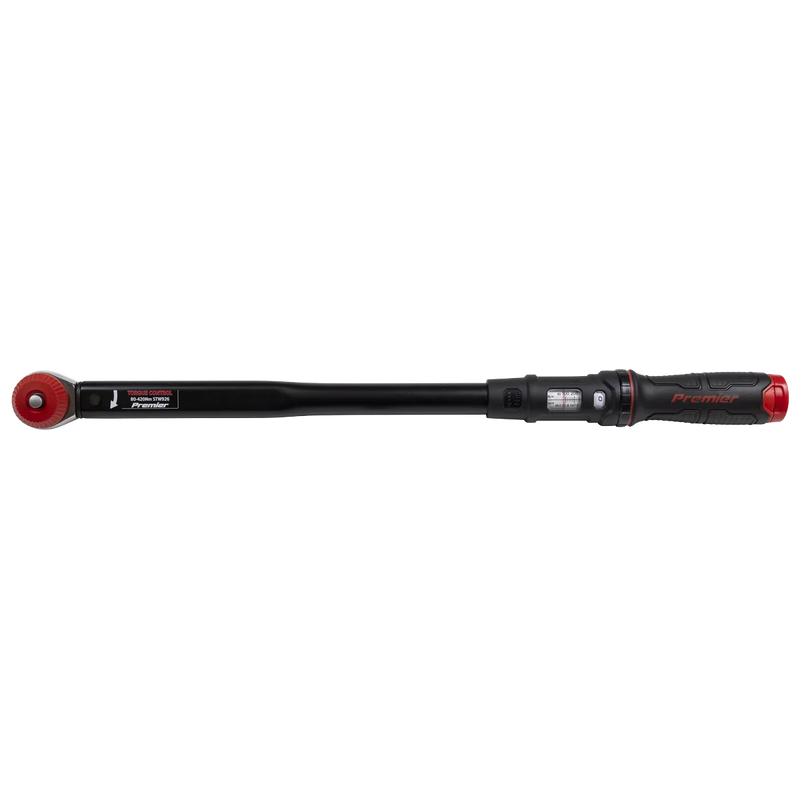 Sealey Micrometer Torque Wrench 80-420Nm 1/2"Sq Drive