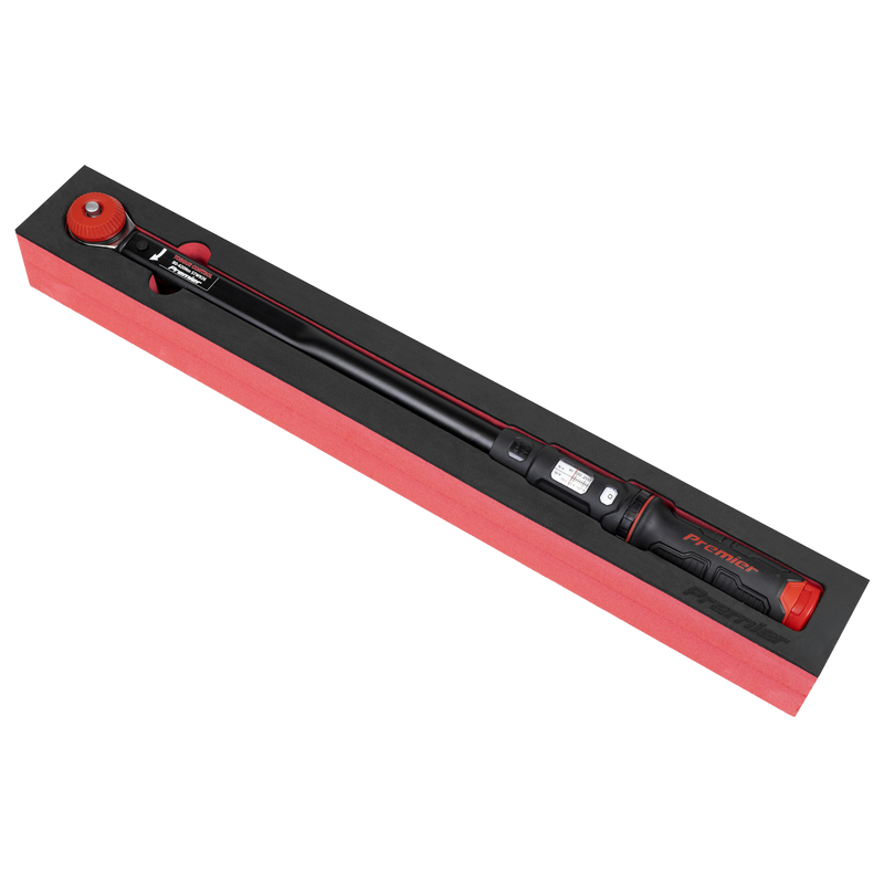 Sealey Micrometer Torque Wrench 80-420Nm 1/2"Sq Drive