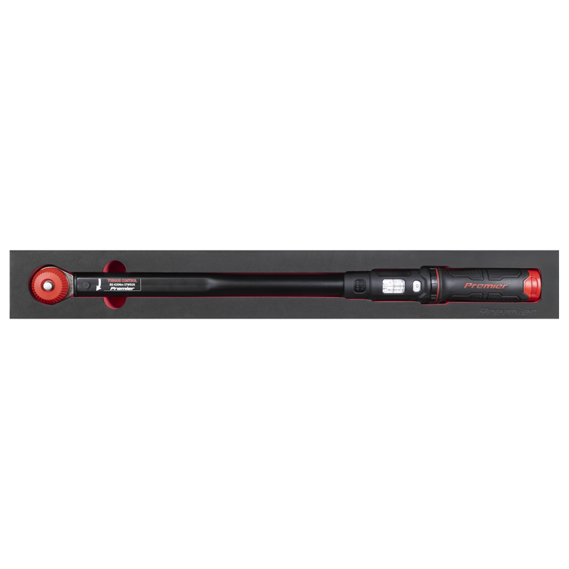 Sealey Micrometer Torque Wrench 80-420Nm 1/2"Sq Drive