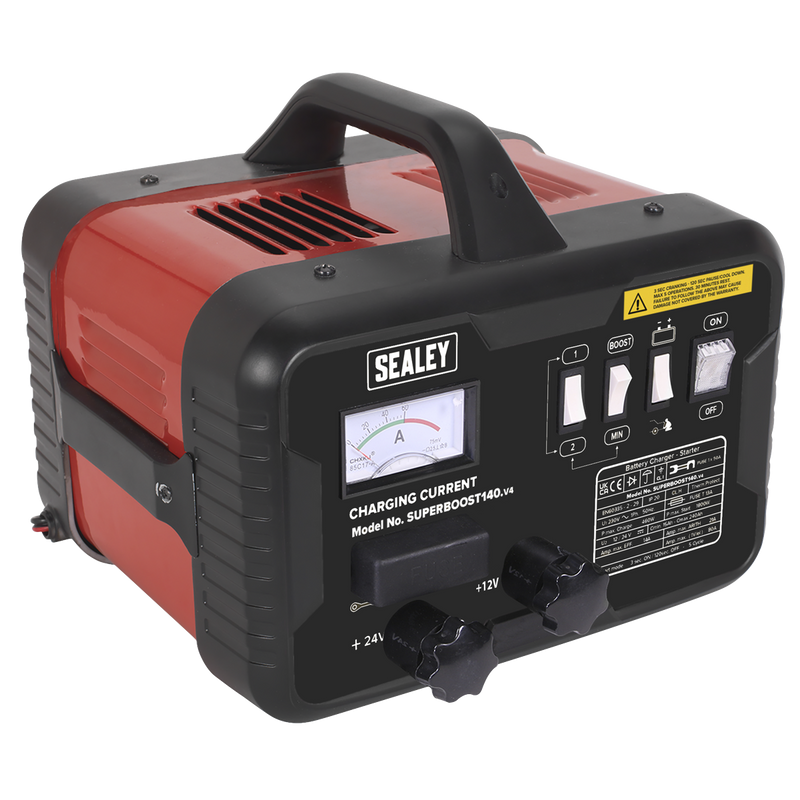 Sealey SUPERBOOST140 12/24V Battery Starter/Charger 21A