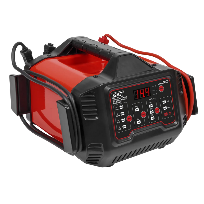 Sealey 6/12V Automatic Battery Charger SUPERBOOST150D 150A Peak