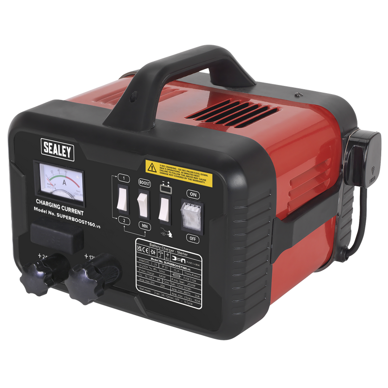 Sealey SUPERBOOST160 12/24V Battery Charger & Starter 160A