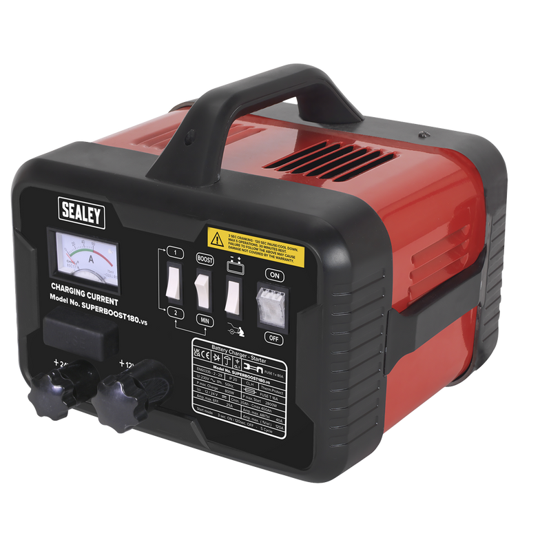 Sealey 12/24V Starter/Charger SUPERBOOST180 180A