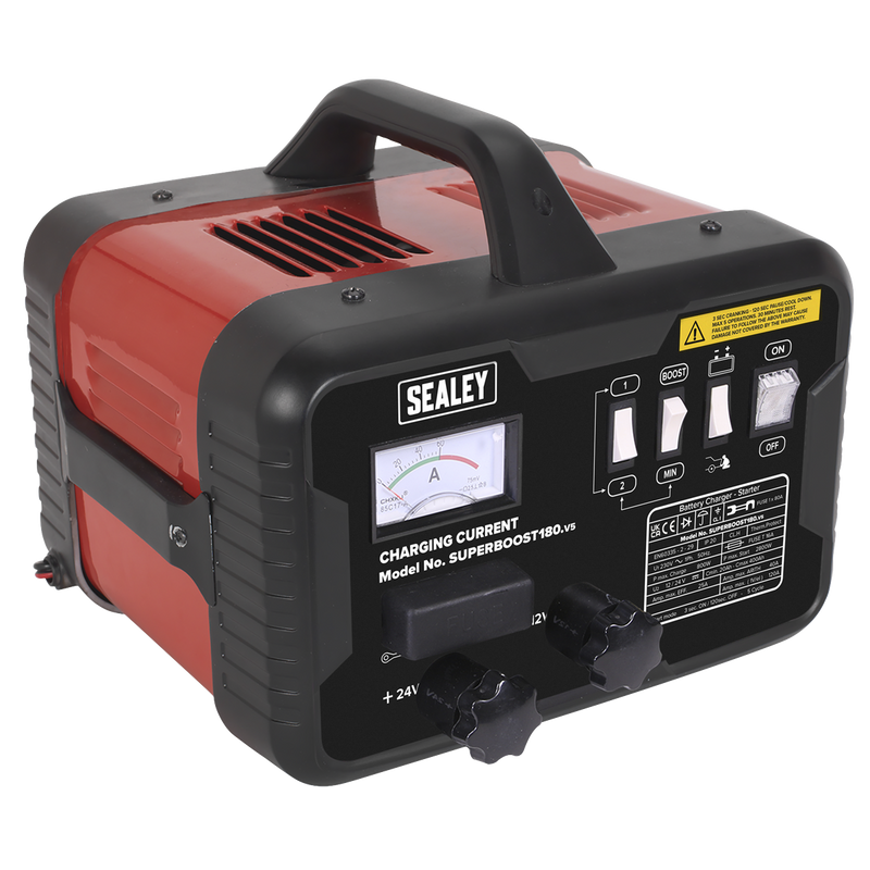 Sealey 12/24V Starter/Charger SUPERBOOST180 180A