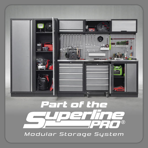 Sealey Superline PRO Storage System 1.96m with Stainless Steel Worktop