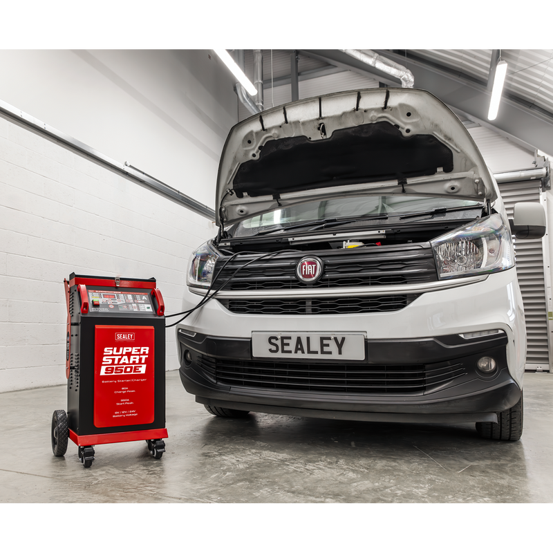 Sealey 6/12/24V Battery Starter/Charger SUPERSTART950E 950A