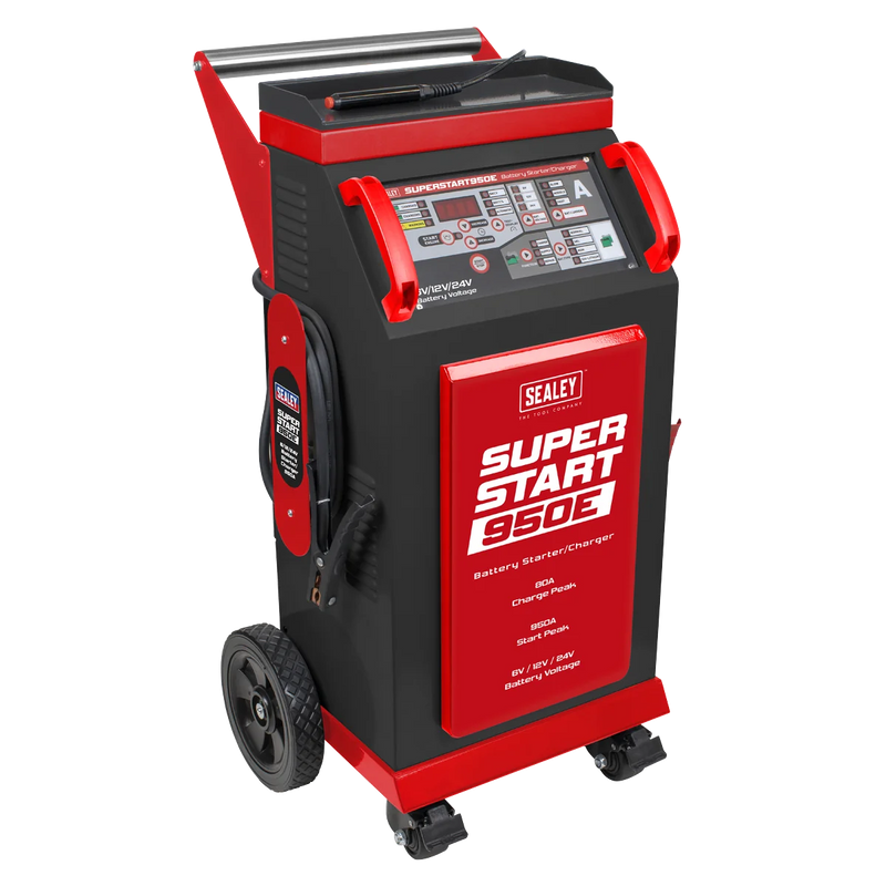 Sealey 6/12/24V Battery Starter/Charger SUPERSTART950E 950A