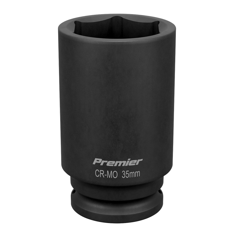 Sealey Premier Impact Socket 35mm Deep 1/2" Sq Drive SX005
