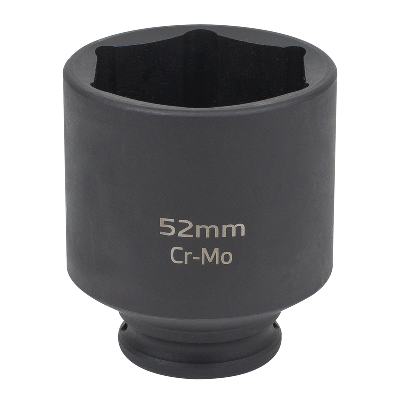 Sealey Impact Socket 1/2"Sq Drive 52mm