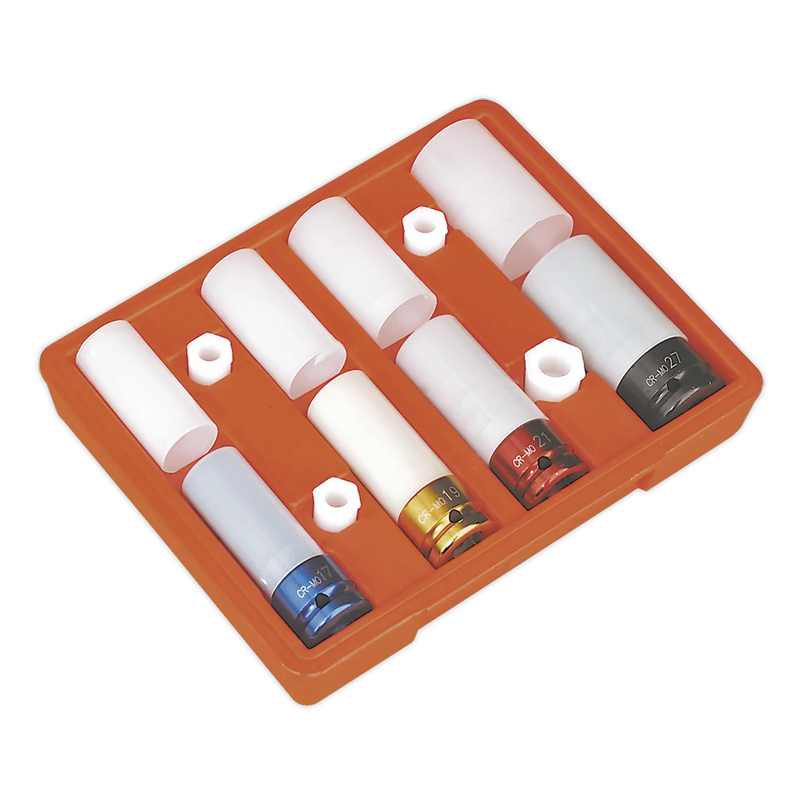 Sealey Alloy Wheel Impact Socket Set 1/2"Sq Drive 4 Piece
