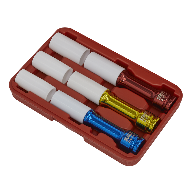 Sealey Alloy Wheel Impact Socket Set 1/2" Drive 3 Piece