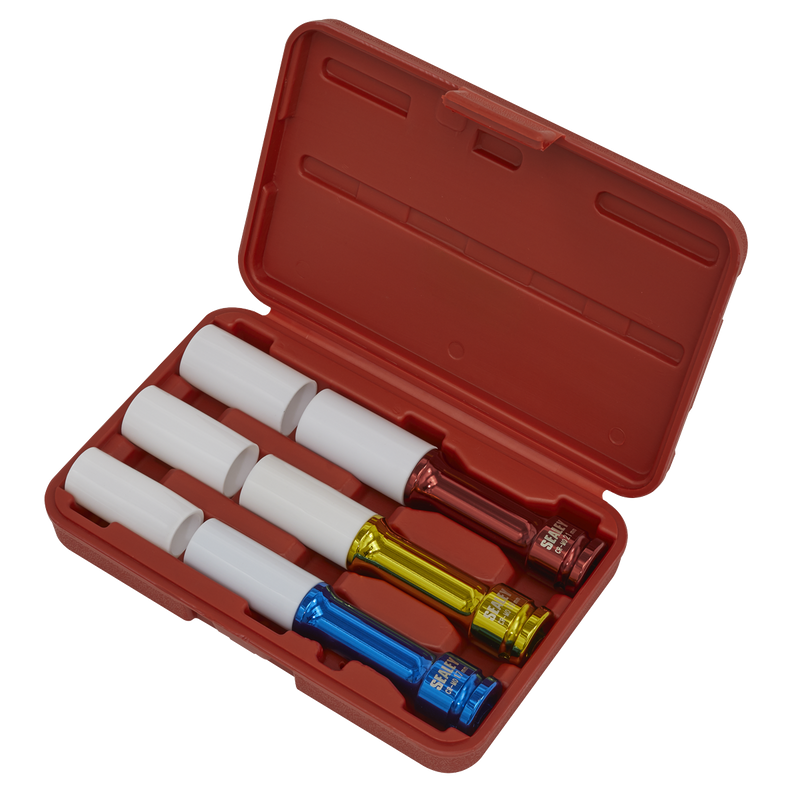 Sealey Alloy Wheel Impact Socket Set 1/2" Drive 3 Piece