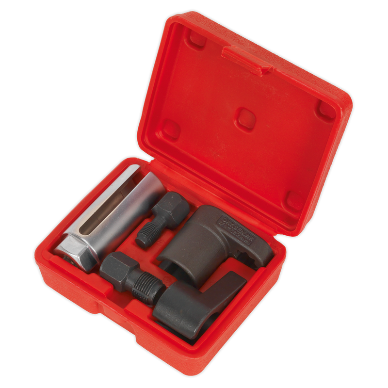 Sealey Oxygen Sensor & Thread Chaser Set 5 Piece 3/8" & 1/2" Drive