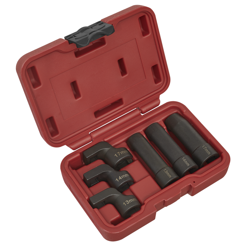 Sealey EGT Sensor Socket Set 6 Piece 3/8" Drive