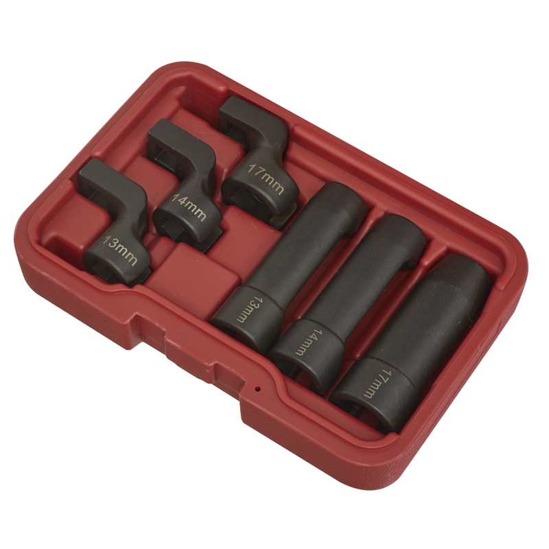 Sealey EGT Sensor Socket Set 6 Piece 3/8" Drive