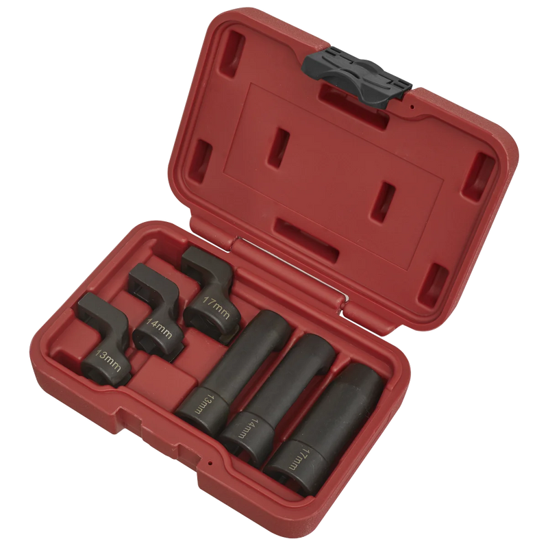 Sealey EGT Sensor Socket Set 6 Piece 3/8" Drive