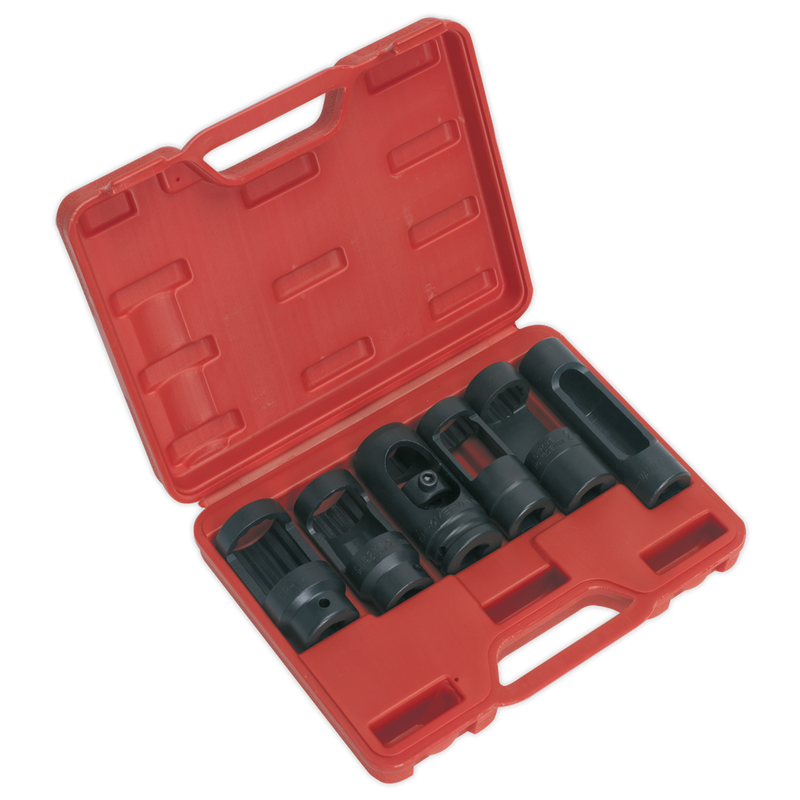 Sealey Diesel Injector Socket Set 1/2" Drive 6 Piece SX0401