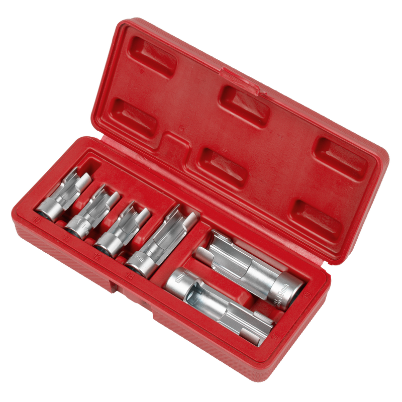 Sealey Window Socket Set 6 Piece 3/8" & 1/2" Drive
