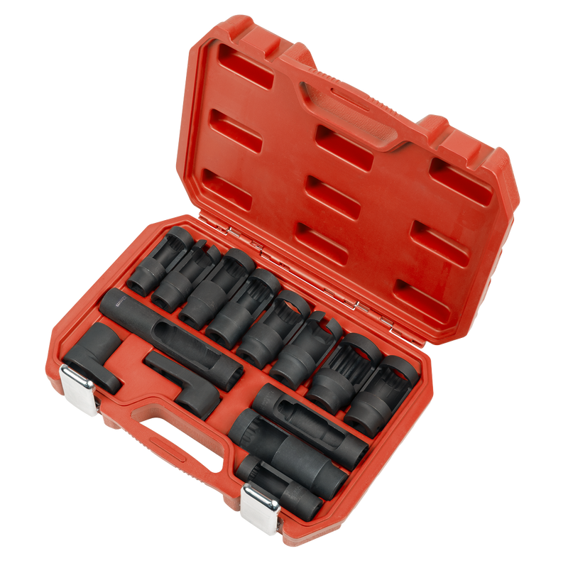 Sealey Oxygen & Diesel Injector Window Socket Set 14 Piece SX045
