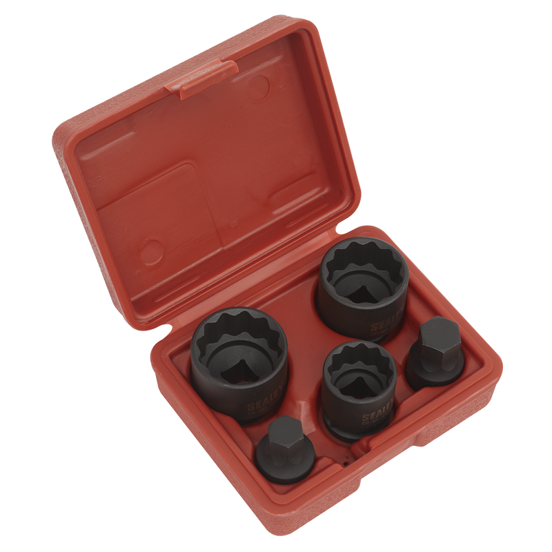 Sealey Impact Hub Socket Set 1/2" Drive 5 Piece