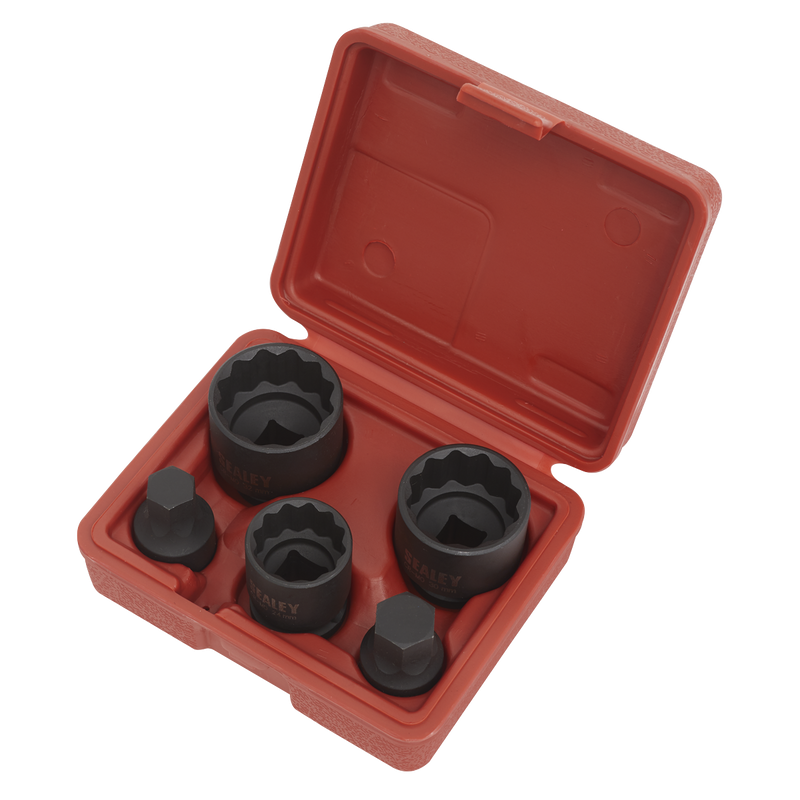 Sealey Impact Hub Socket Set 1/2" Drive 5 Piece