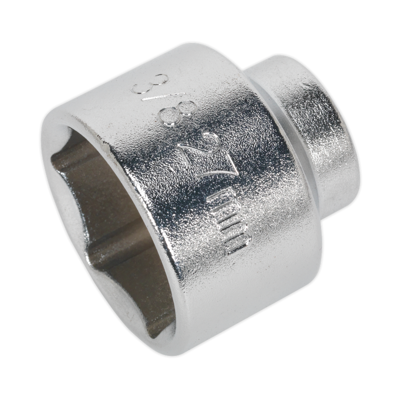 Sealey Low Profile Oil Filter Socket 27mm 3/8"Sq Drive