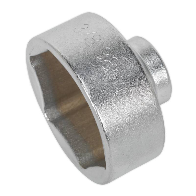 Sealey Low Profile Oil Filter Socket 27mm 3/8"Sq Drive