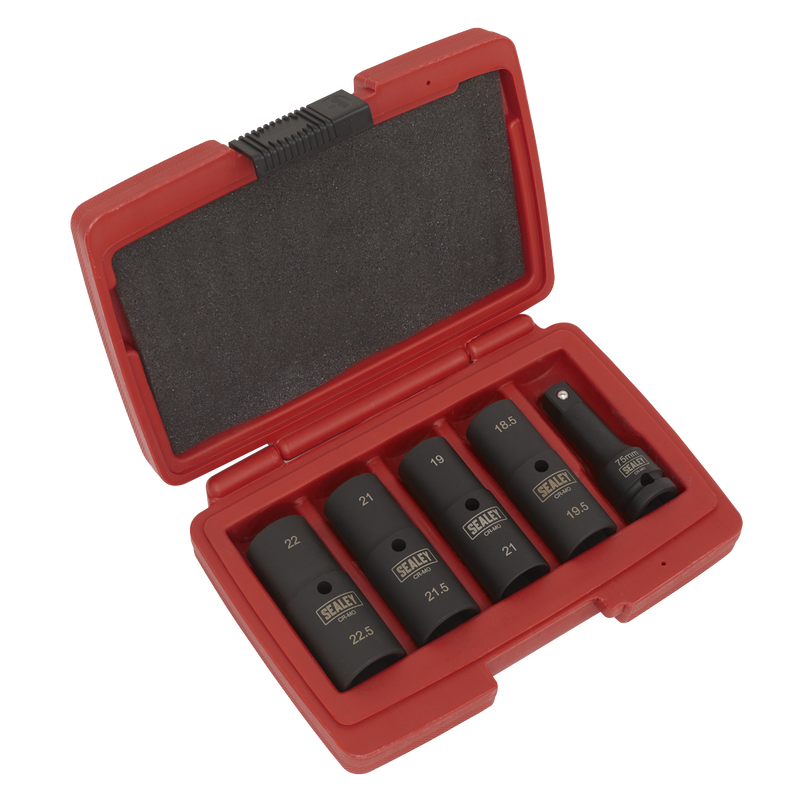 Sealey Double Ended Impact Socket Set 1/2"Sq Drive 5 Piece