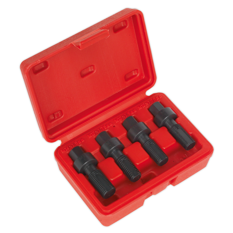 Sealey Wheel Bolt Thread Chasers M12 & M14 - 4 Sizes