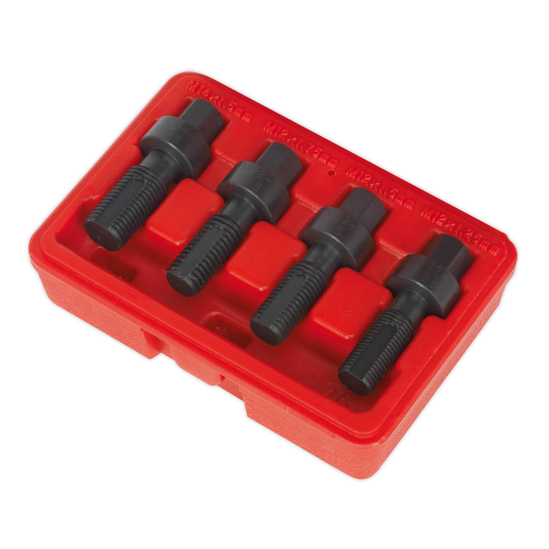 Sealey Wheel Bolt Thread Chasers M12 & M14 - 4 Sizes