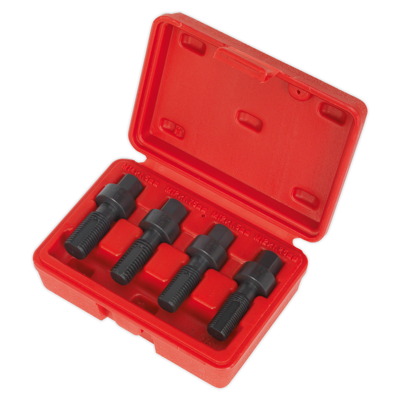 Sealey Wheel Bolt Thread Chasers M12 & M14 - 4 Sizes