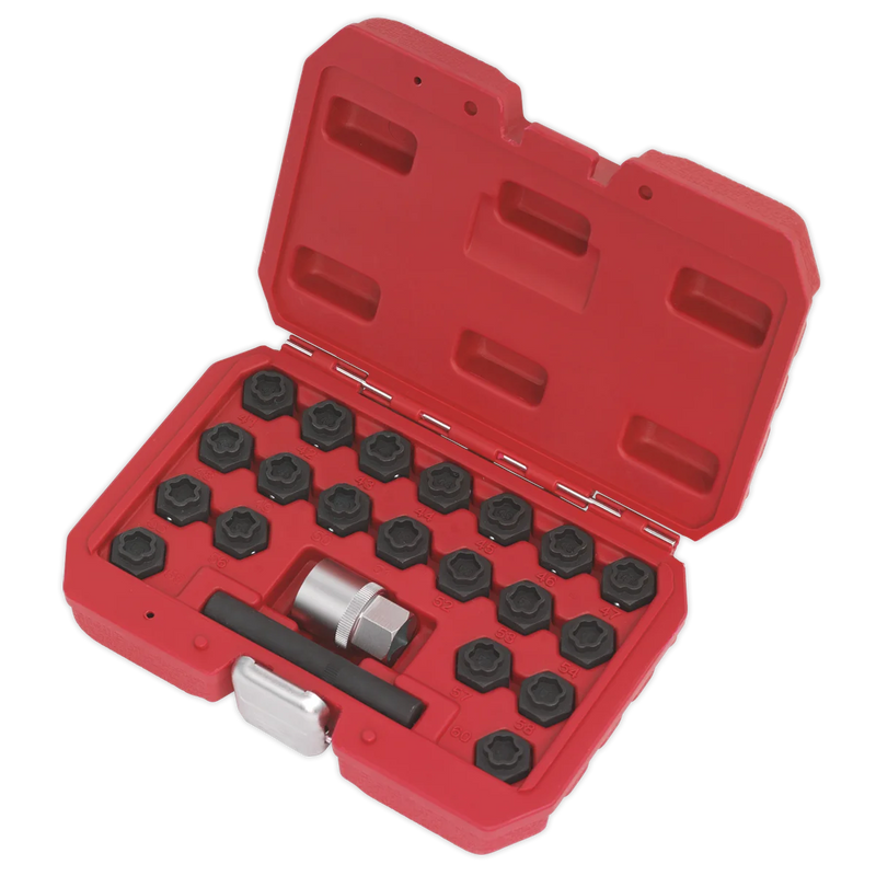 Sealey Locking Wheel Nut Key Set SX207 22 Piece for BMW