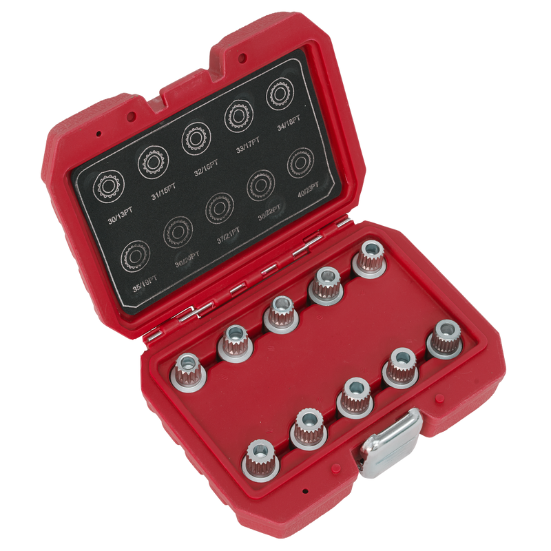 Sealey Locking Wheel Nut Key Set SX208 10 Piece for BMW & Mini