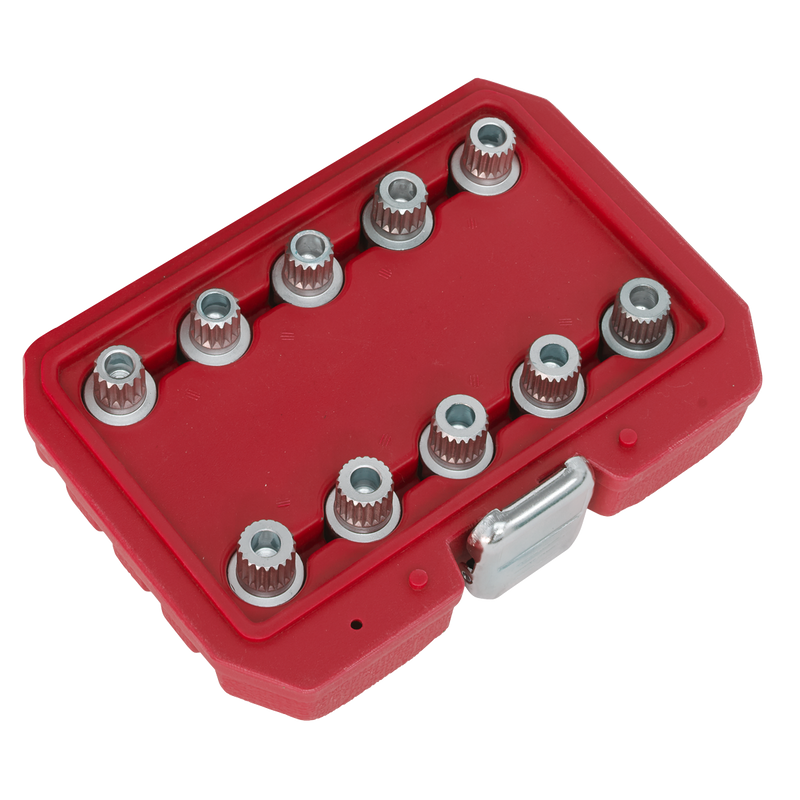 Sealey Locking Wheel Nut Key Set SX208 10 Piece for BMW & Mini