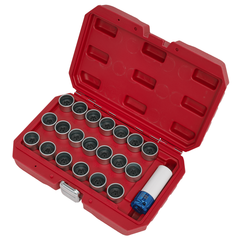 Sealey Locking Wheel Nut Key Set SX217 21 Piece for BMW