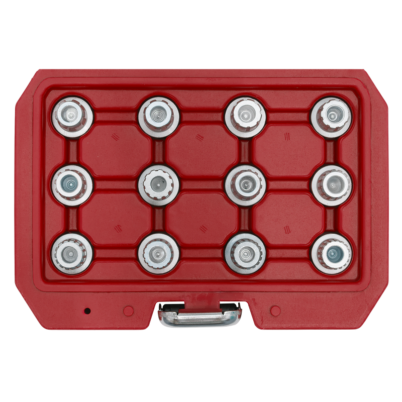 Sealey Locking Wheel Nut Key Set SX224 12 Piece for VW Vehicles